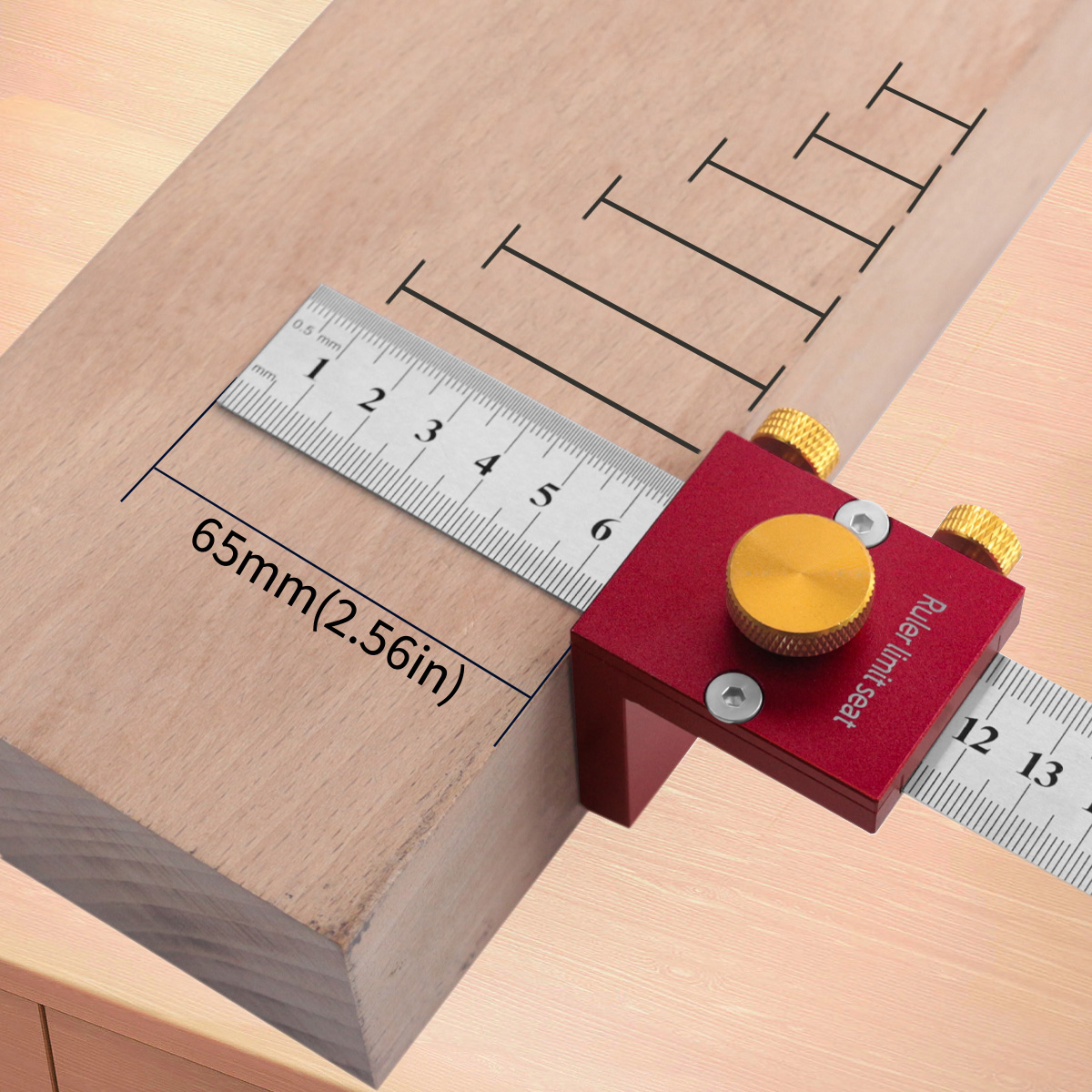 30cm/12 Inch Scribing Ruler 90 - Woodworking Gauge review and price