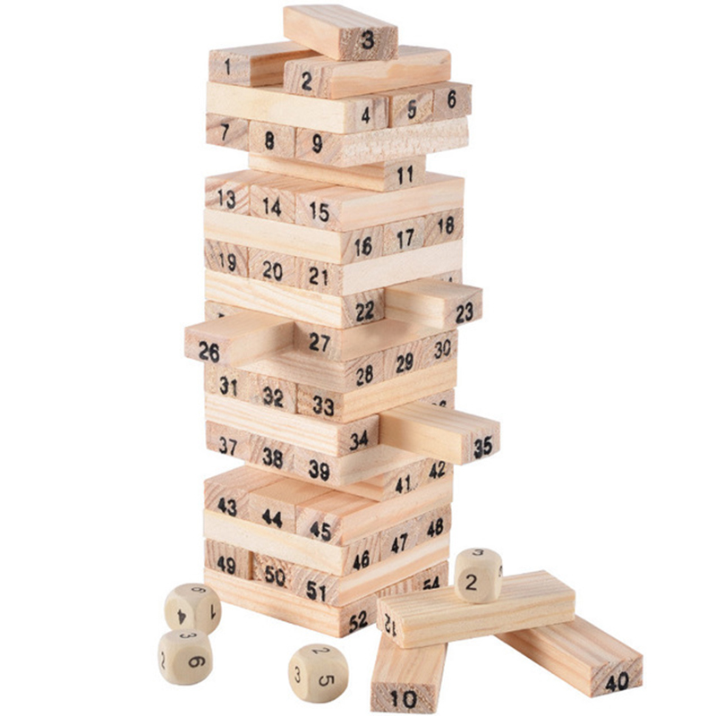 54Pcs Building Blocks Toy Funn - Woodworking Domino review and price